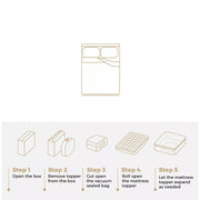 5CM Bedding Luxury Pillowtop Mattress Topper Mat Pad Antibacterial and dust mite-resistant King:183*203cm V201-W13326366
