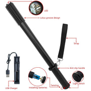 90000LM Baseball Bat LED Flashlights Waterproof Powerful Aluminium for Emergency V201-W13332896