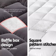 5CM Bedding Luxury Pillowtop Mattress Topper Mat Pad Antibacterial and dust mite-resistant Double:138*188cm V201-W13345952