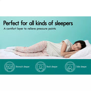 5CM Bedding Luxury Pillowtop Mattress Topper Mat Pad Antibacterial and dust mite-resistant Single:92*188 V201-W13346602