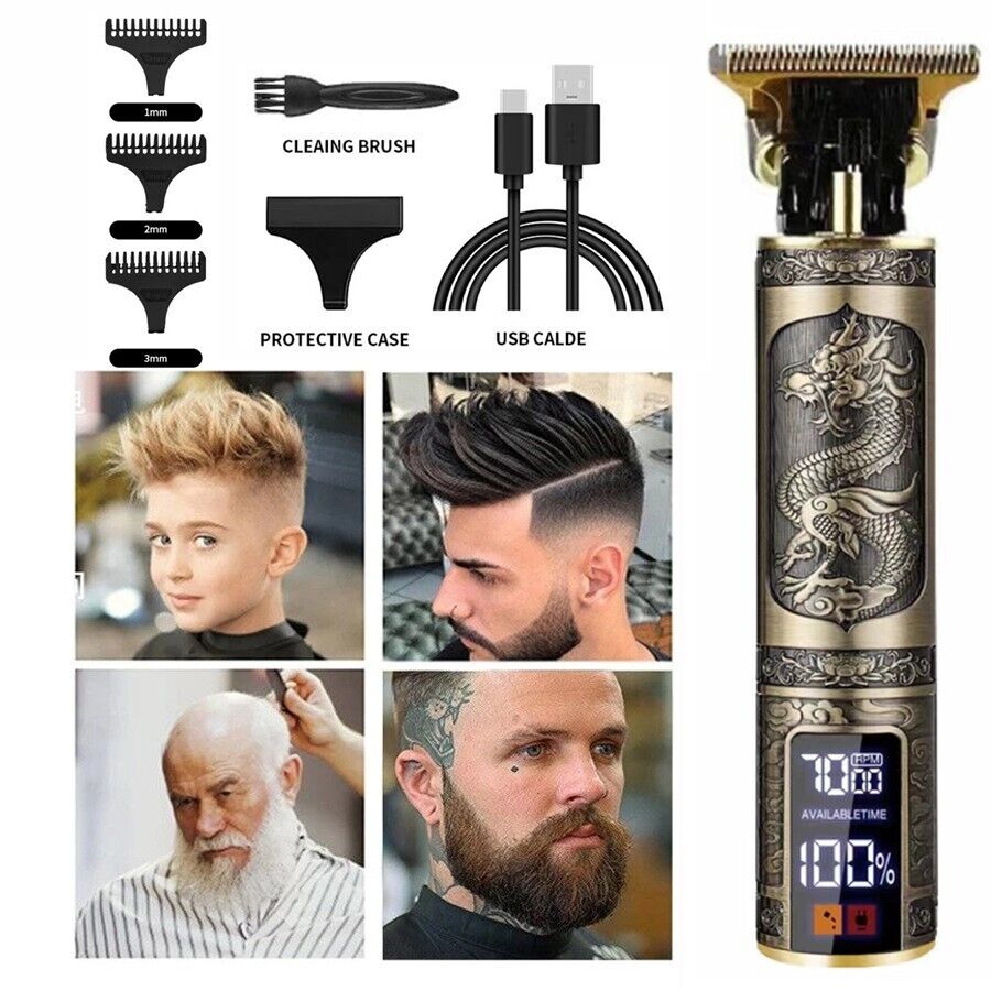 Professional Mens Hair Clippers Shaver Trimmers Machine Cordless Beard Electric V201-W13358181
