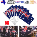 Small Waver Hand Held Aussie Flags Party Supplies Banner AU 8pcs Australia Flag V201-W13382187