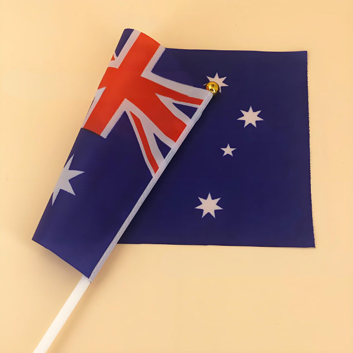 Small Waver Hand Held Aussie Flags Party Supplies Banner AU 8pcs Australia Flag V201-W13382187