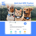 ‌4G Dog Cat GPS Tracker - Waterproof Smart Locator with iOS/Android App, Live Tracking & Light/Sound Search