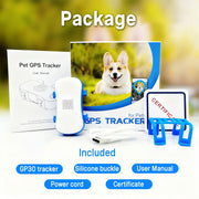 ‌4G Dog Cat GPS Tracker - Waterproof Smart Locator with iOS/Android App, Live Tracking & Light/Sound Search
