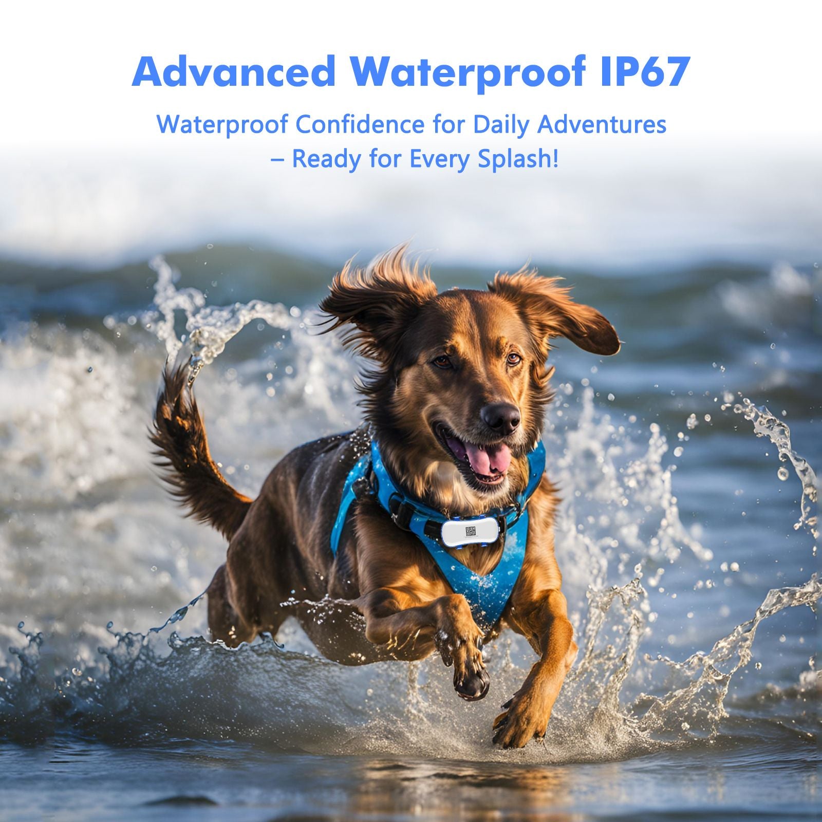 ‌4G Dog Cat GPS Tracker - Waterproof Smart Locator with iOS/Android App, Live Tracking & Light/Sound Search