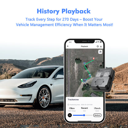 4G GPS Tracker for Car/Moto/Luggage - Waterproof, Real-time Tracking 30 Days Battery Life, Remote Control via V201-W13485932