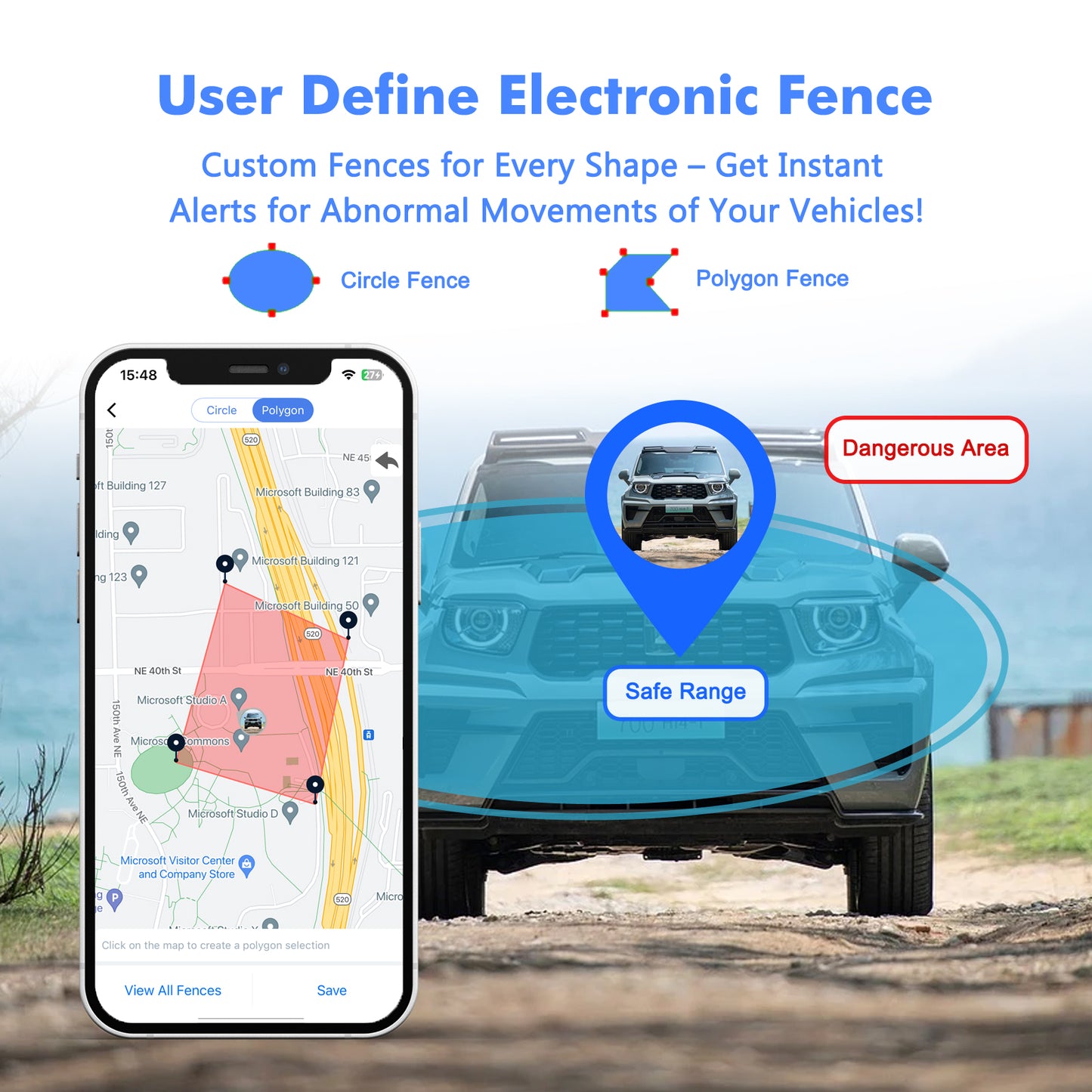 4G GPS Tracker for Car/Moto/Luggage - Waterproof, Real-time Tracking 30 Days Battery Life, Remote Control via V201-W13485932