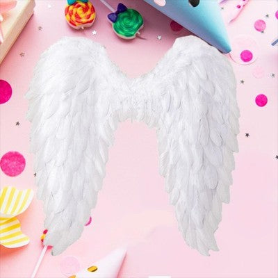 Angel Wings Fairy Wings with Elastic Straps Adults White V201-W13519982