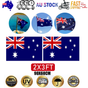 2 Pack Australian Aussie Flag Australia Day Oz AU 2x3ft 60x90cm Polyester V201-W13534981