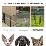 32"8 Panel Pet Dog Playpen Cage Enclosure Exercise Cat Puppy Metal Fence AU V201-W13559014
