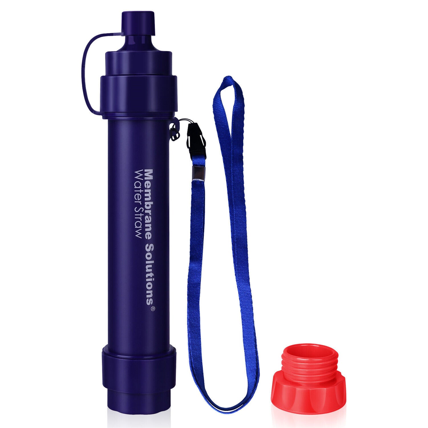 Personal Water Filter Straw 5000L Outdoor Survival Water Purification Straw0.1I 1/4m V201-W13583897