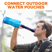 Personal Water Filter Straw 5000L Outdoor Survival Water Purification Straw0.1I 1/4m V201-W13583897