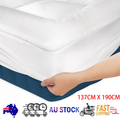 Luxury Mattress Topper Pillowtop Bedding Mat Pad Fitted Cover Underlay DOULBE V201-W13616858
