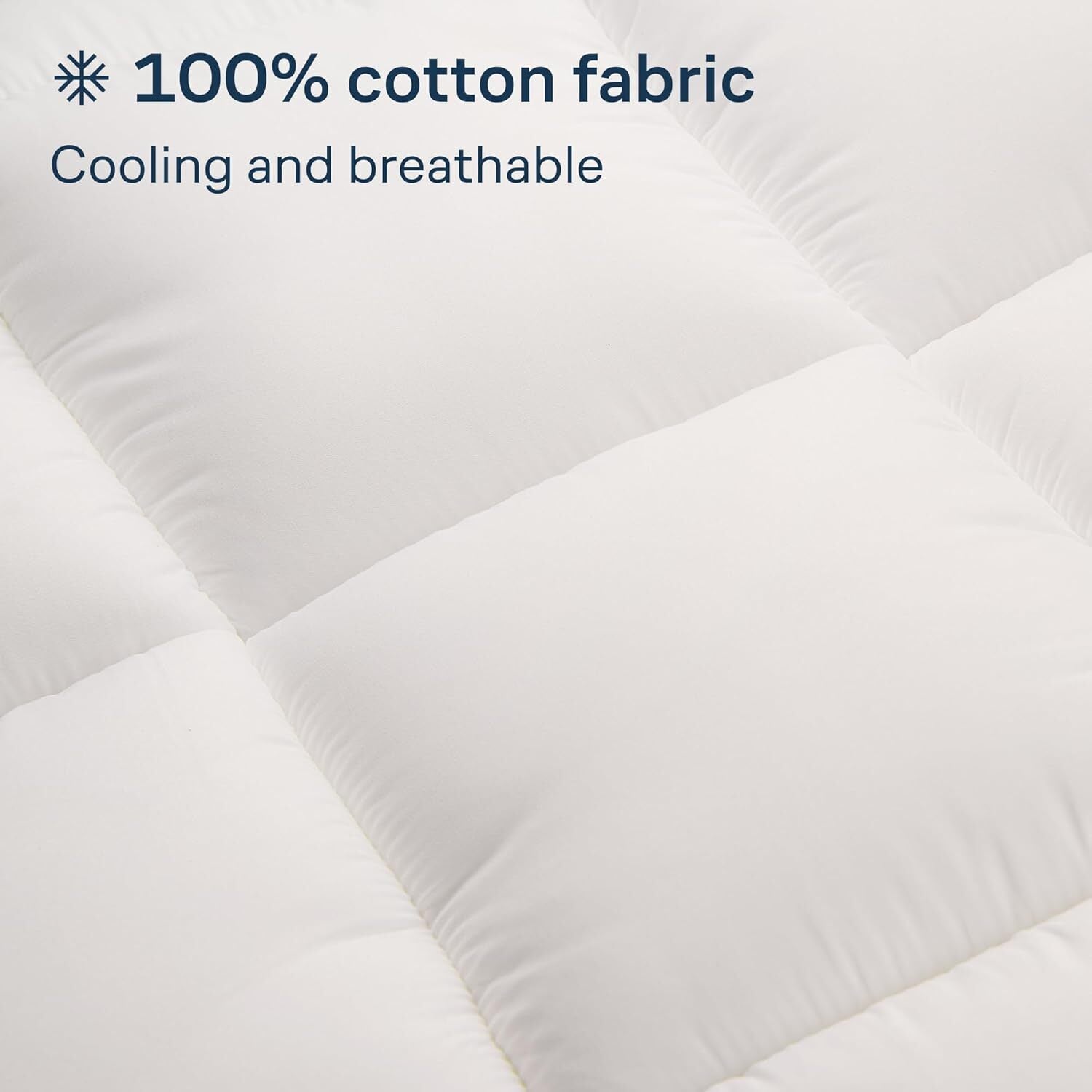 Luxury Mattress Topper Pillowtop Bedding Mat Pad Fitted Cover Underlay DOULBE V201-W13616858