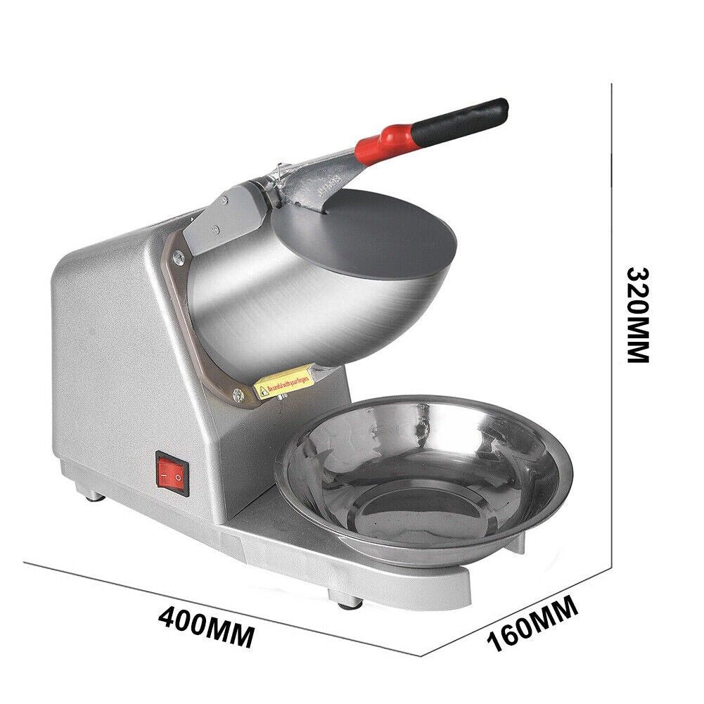Upgraded Electric Ice Crusher Shaver Snow Cone Maker Commercial Machine2200r/m V201-W13654146