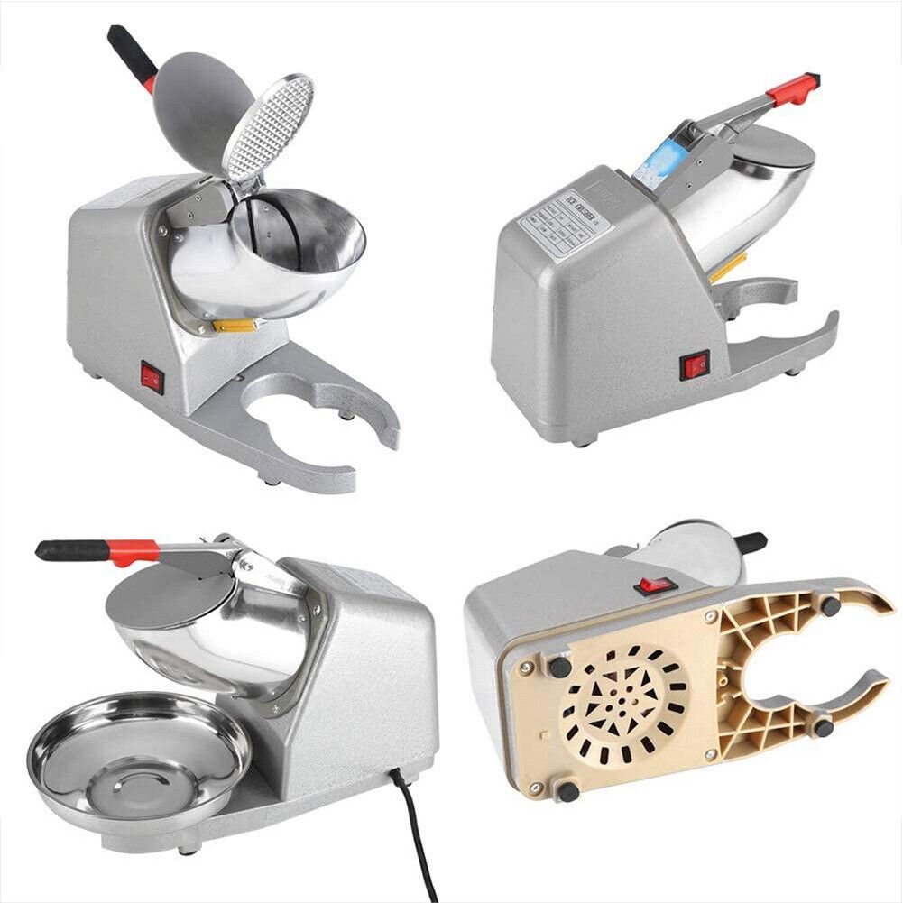 Upgraded Electric Ice Crusher Shaver Snow Cone Maker Commercial Machine2200r/m V201-W13654146