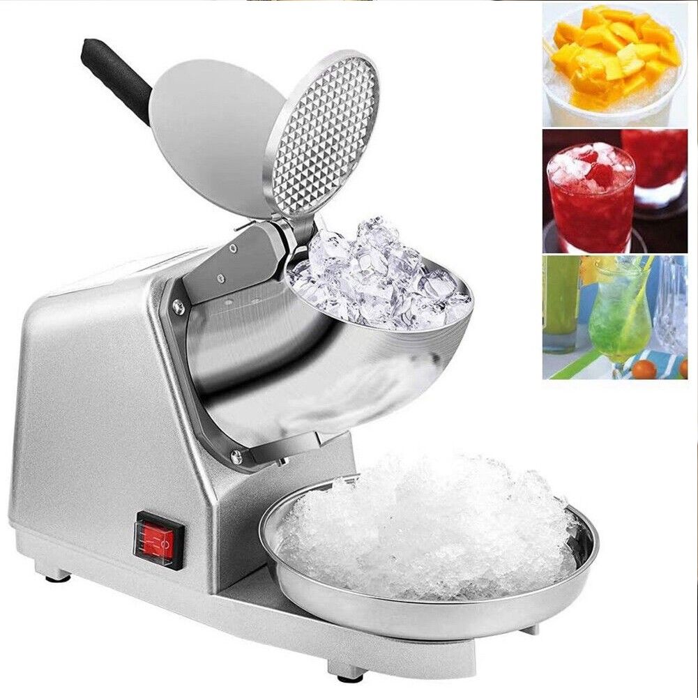 Upgraded Electric Ice Crusher Shaver Snow Cone Maker Commercial Machine2200r/m V201-W13654146