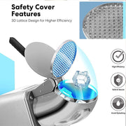 Upgraded Electric Ice Crusher Shaver Snow Cone Maker Commercial Machine2200r/m V201-W13654146