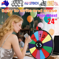 24" Prize Wheel 14 Slots Spinning with Stand Dry Erase Fortune Game Carnival V201-W13684300