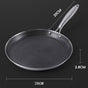28cm Stainless Steel Crepe Pan Non-Stick Pan Honeycomb Coating Frying Pan Pizza6299 V201-W13885167