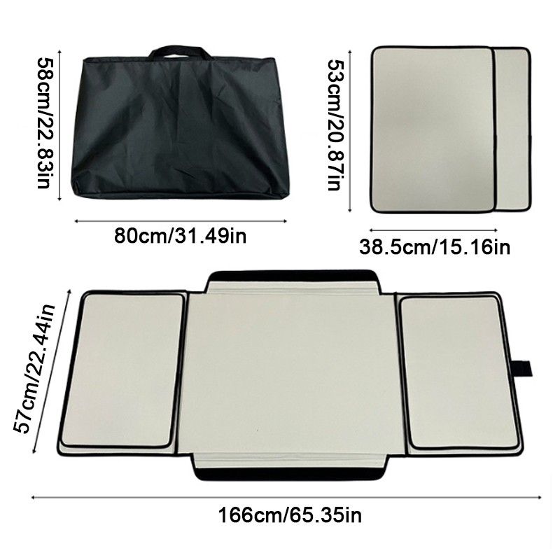 Portable Jigsaw Puzzle Board Mat Holds up to 1000 Pcs Puzzle Surface Holder