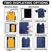 Jersey Frame Display Case Large Sports Jersey Showcase Box Custom Shirt Display V201-WEAR8060BL8AU
