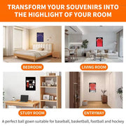 Jersey Frame Display Case Large Sports Jersey Showcase Box Custom Shirt Display V201-WEAR8060BL8AU