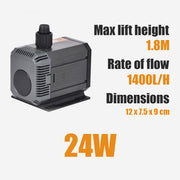 OZ 1400LPH Submersible Aquarium Fountain Pond Marine Water Pump Fish Tank V201-WPUMP0024BL8AU