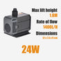 OZ 1400LPH Submersible Aquarium Fountain Pond Marine Water Pump Fish Tank V201-WPUMP0024BL8AU