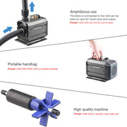 2500LPH HQB-3000 SUNSUN Submersible Water Pump Aquarium Fountain Pond Tank AU V201-WPUMP0060BL8AU