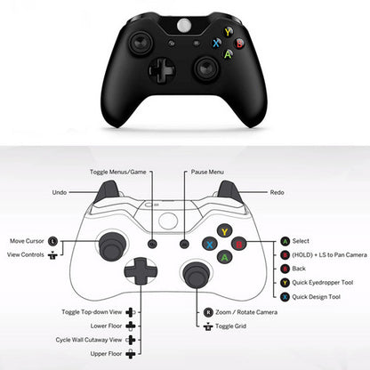 Bluetooth Wireless Game Gamepad Game Controller For Microsoft Xbox One Series PC V201-XBX0001BL8AU