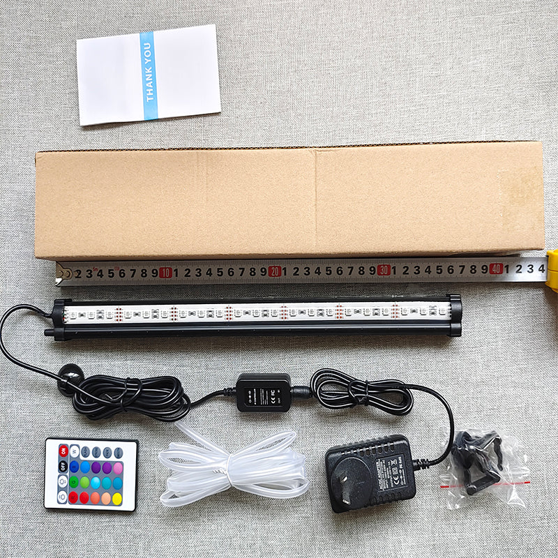 38cm LED Aquarium Lights Submersible Air Bubble RGB Light for Fish Tank Underwater V201-YGD0009CF8AU