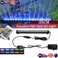 38cm LED Aquarium Lights Submersible Air Bubble RGB Light for Fish Tank Underwater V201-YGD0009CF8AU