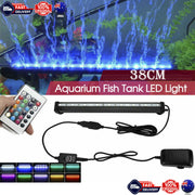 38cm LED Aquarium Lights Submersible Air Bubble RGB Light for Fish Tank Underwater V201-YGD0009CF8AU