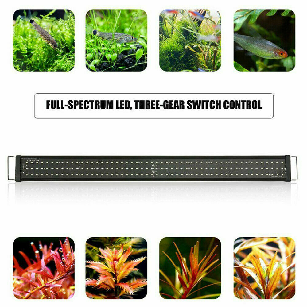 90cm Aquarium Light Lighting Full Spectrum Aqua Plant Fish Tank Bar LED Lamp V201-YGD0016BW8AU