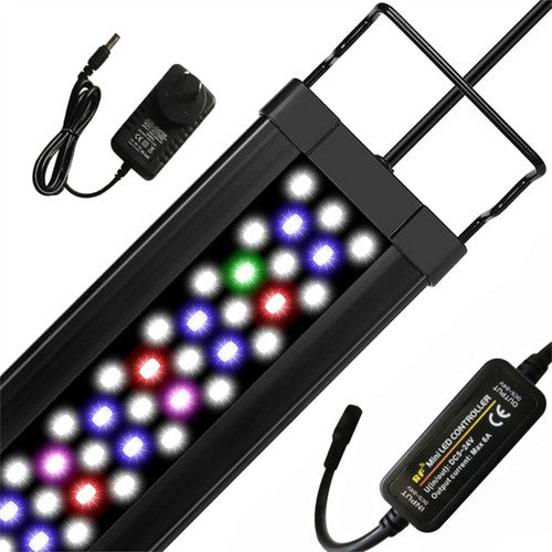 2Sets LED Light 40cm Full Spectrum Aquarium Lighting Aqua Plant Fish Tank Lamp 15W V201-YGD0018CO8X2
