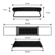 2Sets LED Light 40cm Full Spectrum Aquarium Lighting Aqua Plant Fish Tank Lamp 15W V201-YGD0018CO8X2