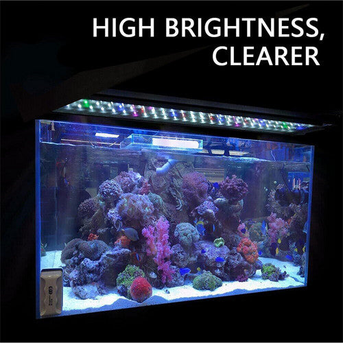 2Sets LED Light 40cm Full Spectrum Aquarium Lighting Aqua Plant Fish Tank Lamp 15W V201-YGD0018CO8X2