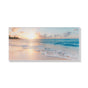 Wall Art 60cmx120cm Ocean and Beach White Frame Canvas V207-1027
