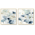 Wall Art 60cmx60cm Gingko Leaves By Carol Robinson 2 Sets Gold Frame Canvas V207-1032