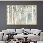Wall Art 70cmx100cm Forest hang painting style Gold Frame Canvas V207-1051