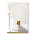 Wall Art 50cmx70cm Long Corridor Style A Gold Frame Canvas V207-1091