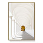Wall Art 50cmx70cm Long Corridor Style A Gold Frame Canvas V207-1091