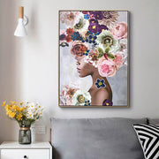 Wall Art 50cmx70cm Foolish in Love II Gold Frame Canvas V207-1097