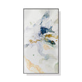 Wall Art 40cmx80cm Abstract Watercolour Style Black Frame Canvas V207-1145