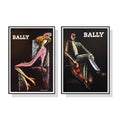 Wall Art 50cmx70cm Bally Man & Woman 2 Sets Black Frame Canvas V207-1170