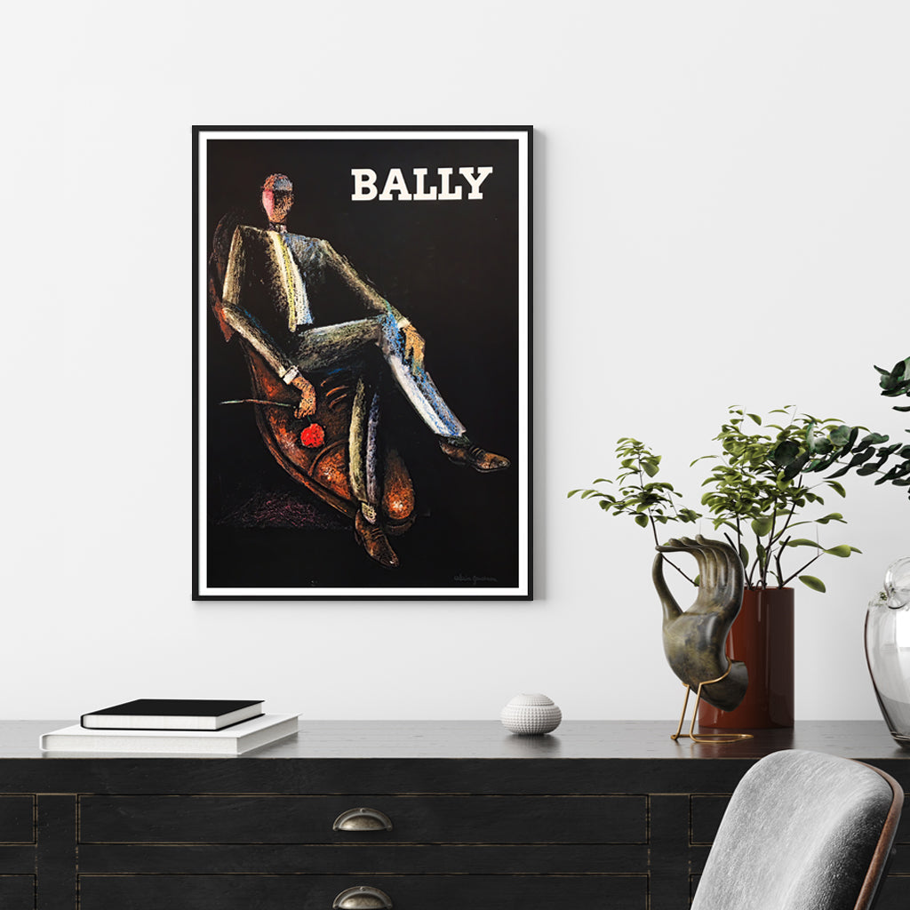 Wall Art 50cmx70cm Bally Man & Woman 2 Sets Black Frame Canvas V207-1170