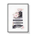 Wall Art 60cmx90cm Fashion Book Black Frame Canvas V207-1173