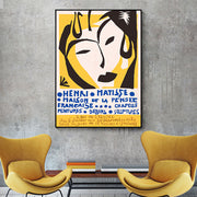 Wall Art 70cmx100cm Henri Matisse Black Frame Canvas V207-1264